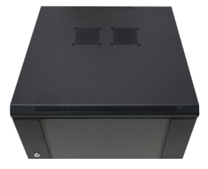 Wall Mounted Box Black 15U 600 WIDE x 450 DEEP