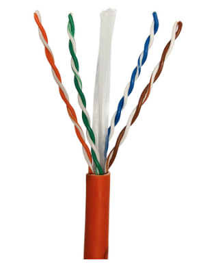 ULTIMA CAT6 U/UTP DATA CABLE LSZH ORANGE 305M BOX