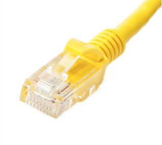 CAT6 U/UTP PATCH LEAD LSZH 1M YELLOW