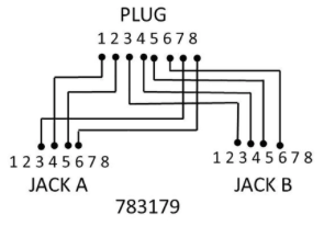 CAT5E RJ45 ECONOMISER VOICE/VOICE