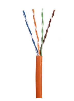 ULTIMA CAT5E U/UTP DATA CABLE LSZH ORANGE 305M BOX