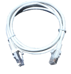 CAT5E U/UTP PATCH LEAD PVC 1M WHITE