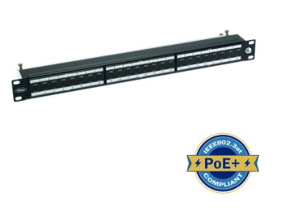 ULTIMA CAT6A RIGHT ANGLE PATCH PANEL 24 PORT