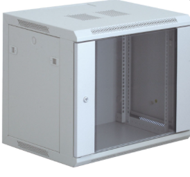 Wall Mounted Box Grey 6U 600 WIDE x 450 DEEP