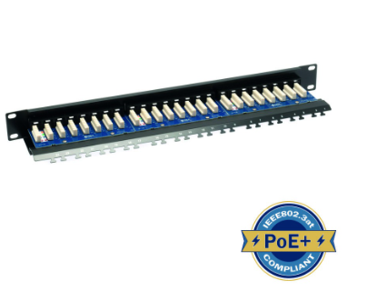 ULTIMA CAT5E RIGHT ANGLE PATCH PANEL 24 PORT