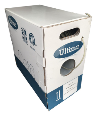 ULTIMA CAT6 U/UTP DATA CABLE LSZH ORANGE 305M BOX