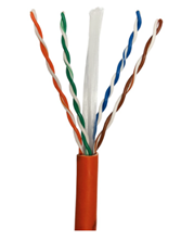 ULTIMA CAT6 U/UTP DATA CABLE LSZH ORANGE 305M BOX